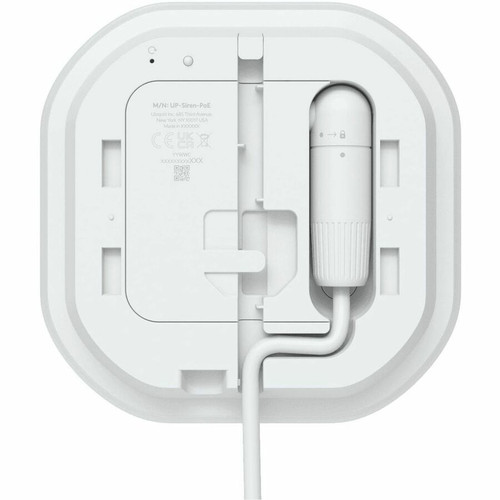 Ubiquiti UP-Siren-PoE Siren - PoE Powered - 110 dB Audible & Visual Alarm - IP56 Weatherproof - White