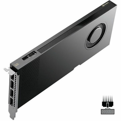 PNY NVIDIA Quadro RTX PRO 4000 Graphic Card - 24 GB GDDR7 - Full-height - 7680 x 4320 - 192 bit Bus Width - PCI Express 5.0 x16 - - 4 (Fleet Network)