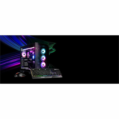 MSI Vision ZS Desktop PC With AMD Ryzen 7 And 64 GB Memory 2 TB NVMe SSD Black Computer Express PCI VisionZS9NVV1275