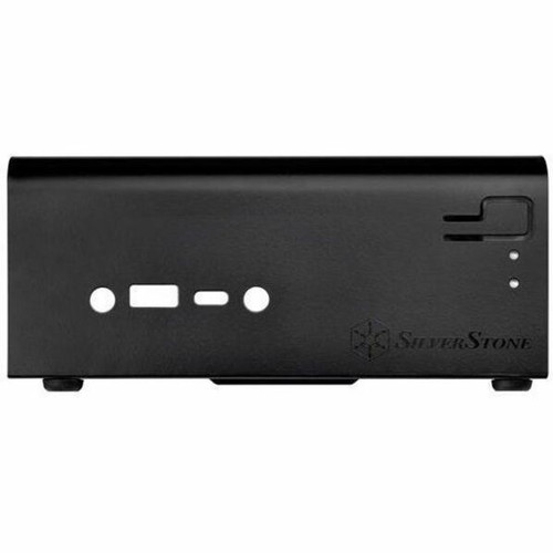 SilverStone SST-VT01B (Black) Computer Case - Wall Mountable - Black - SECC - Mini-STX Motherboard Supported - 1 x Internal 2.5" Bay - (Fleet Network)