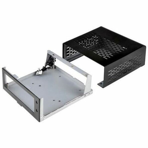SilverStone Wall Mountable Mini-STX Computer Case In Black SECC Steel With Internal 2.5 Inch Drive Bay Motherboard Supported SST X VT01B