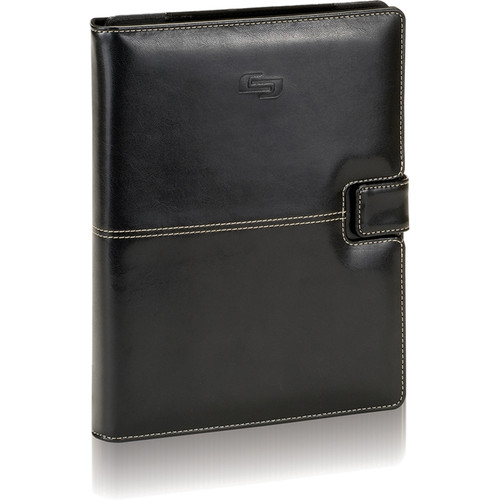 Solo Vintage Carrying Case (Book Fold) for 5.5" to 8.5" Digital Text Reader - Black - Polyester Body - 8.50" (215.90 mm) Height x mm) (Fleet Network)