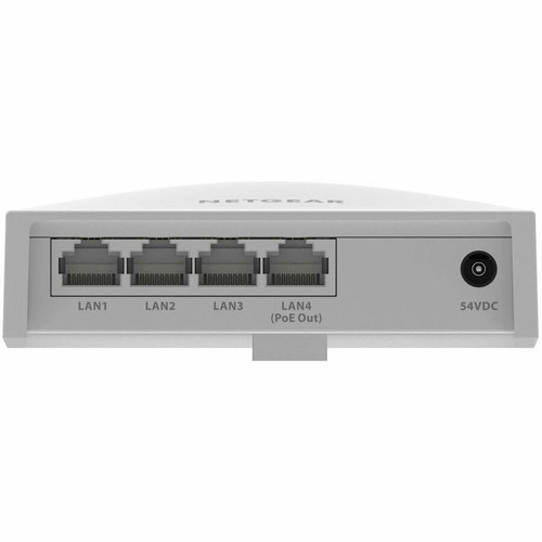 Netgear WAX610W-100NAS Insight Managed WiFi 6 AX1800 Dual-Band Access Point - 4-Stream - 1. 8 Gbps - 4x Gigabit PoE+ - Ceiling/Wall Mount
