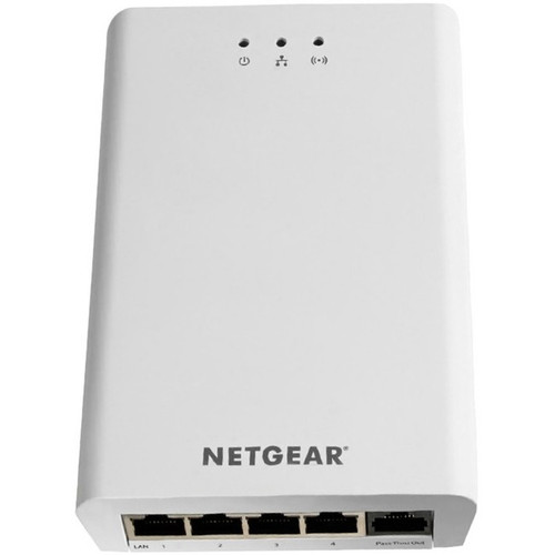 Netgear ProSafe WN370 IEEE 802.11b/g/n 300 Mbit/s Wireless Access Point - 2.40 GHz - Internal - MIMO Technology - 5 x Network (RJ-45) (Fleet Network)