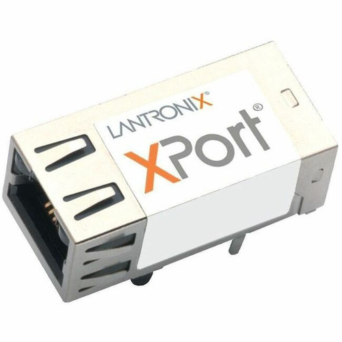 Lantronix XPort Device Server - 256 KB - Twisted Pair - 1 x Network (RJ-45) - 1 x Serial Port - 10Base-T, 100Base-TX - Fast Ethernet - (Fleet Network)
