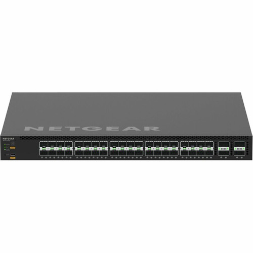 Netgear XSM4344FC-TAANES M4350-40F4C AV Line Ethernet Switch - 40 SFP+ & 4 QSFP28 Slots - Layer 3 Managed - 10GbE - Rack-Mountable 1U