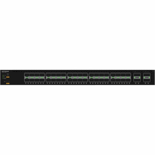 Netgear XSM4344FC-TAANES M4350-40F4C AV Line Ethernet Switch - 40 SFP+ & 4 QSFP28 Slots - Layer 3 Managed - 10GbE - Rack-Mountable 1U