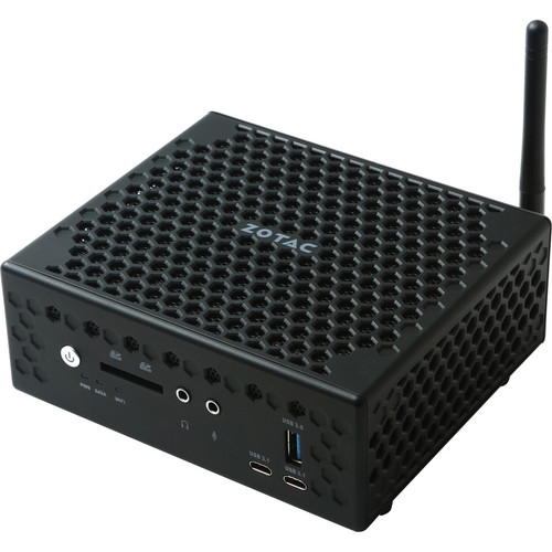 Zotac ZBOX nano C ZBOX-CI527NANO-U Desktop Computer - Intel Core i3 7th Gen i3-7100U - Mini PC - Intel HD Graphics 620 DDR4 SDRAM (Fleet Network)
