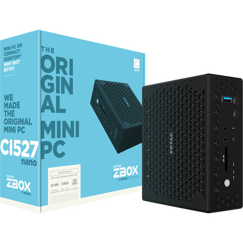 Zotac ZBOX Nano C CI527 Mini PC With Intel Core Gen DDR4 Memory HD Graphics 620 Computer Desktop SDRAM ZBOX-CI527NANO-U