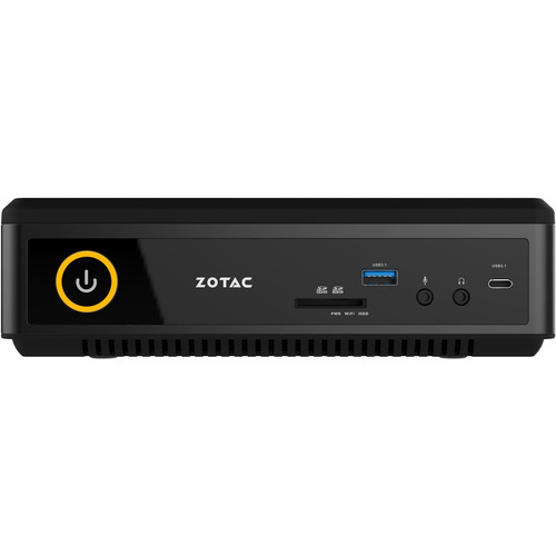Zotac ZBOX E MAGNUS EN51050 Desktop Computer - Intel Core i5 7th Gen i5-7500T - 8 GB - 1 TB HDD - 120 GB SSD - Mini PC - Windows 10 - (Fleet Network)