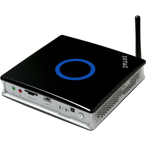 Zotac ZBOX M ZBOX-MI551-U Desktop Computer - Intel Core i5 6th Gen i5-6400T - Mini PC - Intel HD Graphics 530 DDR3L SDRAM (Fleet Network)