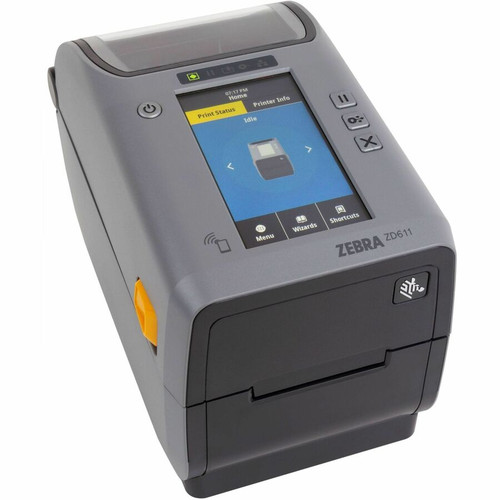 Zebra ZD611 Single Sided Desktop, Retail, Hospitality, Healthcare, Government Thermal Transfer Printer - Color - Label/Receipt Print - (Fleet Network)