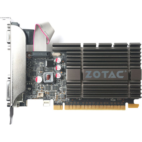 Zotac NVIDIA GeForce GT 710 Entry Level Graphics Card 2 GB DDR5 HDMI VGA DVI Single Slot Graphic SDRAM ZT-71307-20L