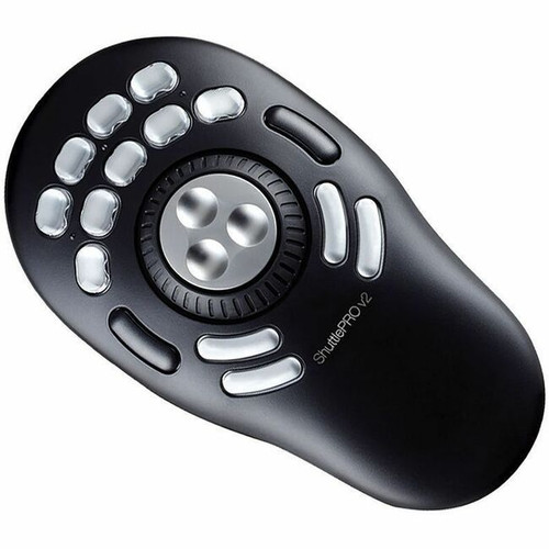Contour Shuttle Pro V2 Multimedia Controller - Cable - Black - USB Type A - Jog Wheel - 15 Programmable Button(s) (Fleet Network)