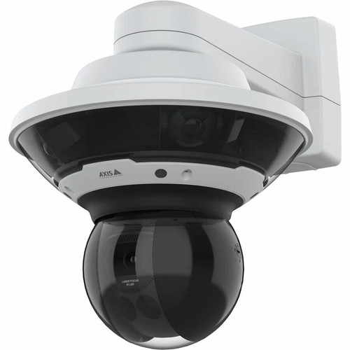 AXIS 02943-001 Q6300-E 5MP Indoor/Outdoor Network Camera - Color Dome - White - Infrared - 4-Sensor Panoramic - PoE - IP66/IK10