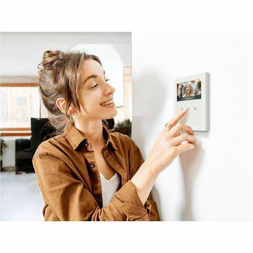 2N 03448-001 Clip Video Door Phone Sub Station - 4. 3" Display - 2-Wire Wiring - Indoor Building Use