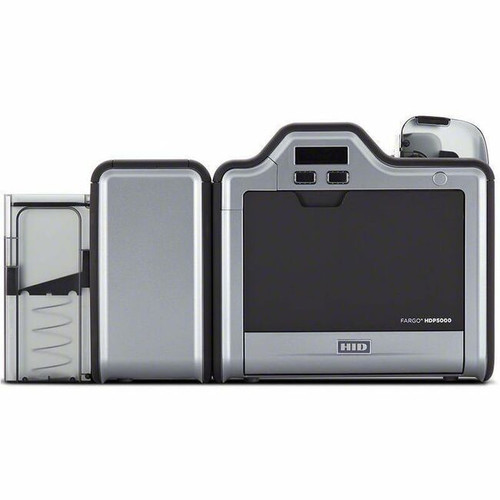 Fargo HDP5000 Single Sided Desktop Dye Sublimation/Thermal Transfer Printer - Color - Card Print - Ethernet - USB  - OLED Display - 24 (Fleet Network)