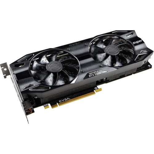 EVGA NVIDIA GeForce RTX 2080 SUPER Graphic Card - 8 GB GDDR6 - 1.82 GHz Boost Clock - 256 bit Bus Width - PCI Express 3.0 - - 3 x - (Fleet Network)