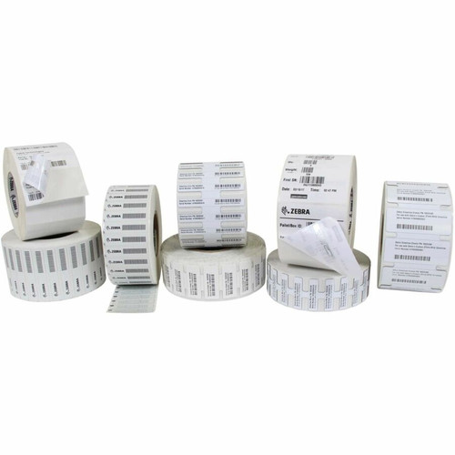 Zebra PolyPro 3000T RFID Label - x 15/16" (23.88 mm) Width x 35/64" (13.97 mm) Length - Roll - Thermal Transfer - Polypropylene, Poly (Fleet Network)