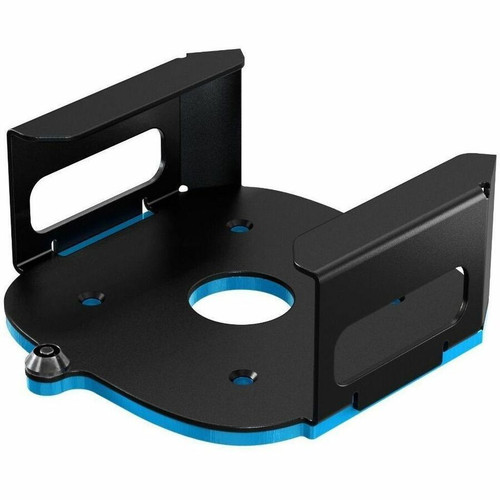 Rack Solutions Wall Mount For Docking Station In Black Steel With Compact Durable Construction And Integrated Cable Routing 104-8951