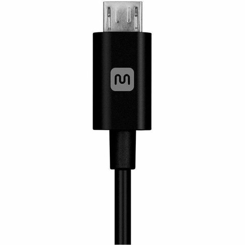 Monoprice Select Series USB-A to Micro B Cable, 2.4A, 22/30AWG, Black, 10ft - 10 ft (3.05 m) Micro-USB-B/USB-A Data Transfer Cable - 1 (13932)