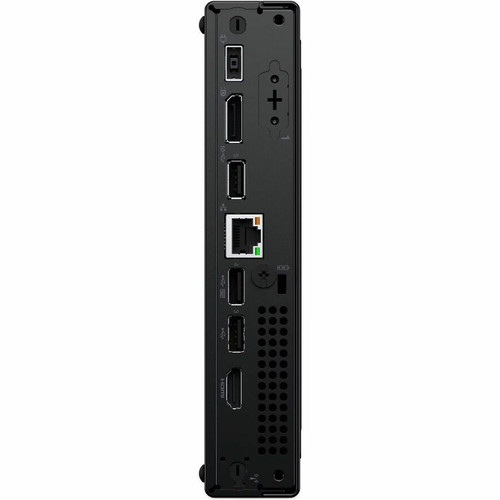 Lenovo 13GG000GUS V100q Tiny Desktop - Intel N-Series N100 Quad-Core - 8 GB DDR5256 GB PCIe NVMe SSD - Windows 11 IoT Enterprise LTSC 2024 - Black