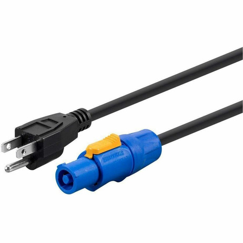 Monoprice Stage Right 16 AWG NEMA 5-15P to powerCON Connector 6FT - 16 Gauge - 6 ft (1.83 m) Cord Length - NEMA 5-15P / powerCON (Fleet Network)