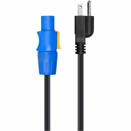 Monoprice 14559 Stage Right 16 AWG NEMA 5-15P to powerCON Connector Power Cord - 6 ft (1. 83 m) - Twist Lock
