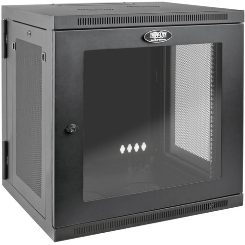 Tripp Lite SRW12USDPG SmartRack 12U UPS-Depth Wall-Mount Rack Enclosure Cabinet - For UPS - 12U Rack Height x 19" (482.60 mm) Rack x - (Fleet Network)