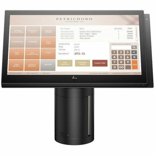 HP Engage One All-in-One System Model 141 - (Intel Celeron 3965U 2.20 GHz - 8 GB DDR4 SDRAM - 128 GB SSD M.2/PCI Express (Fleet Network)