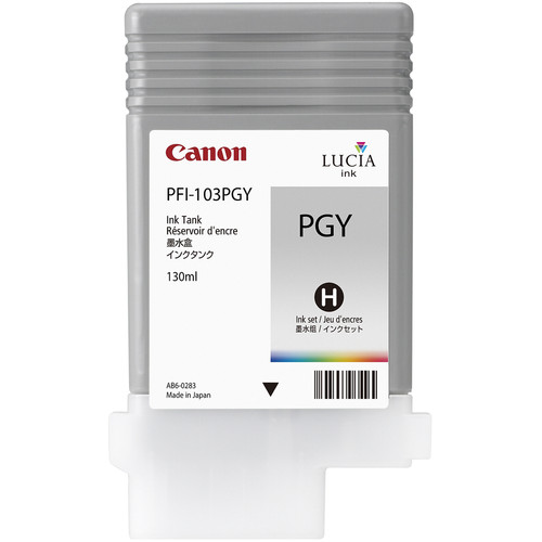 Canon PFI-103 Photo Gray Ink Cartridge - Inkjet - Photo Gray (Fleet Network)