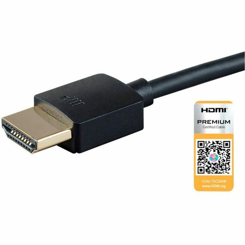 Monoprice Premium HDMI Data Transfer Cable - 2 ft (0.61 m) HDMI Data Transfer Cable - First End: 1 x HDMI Digital Audio/Video - 18 - x (24183)