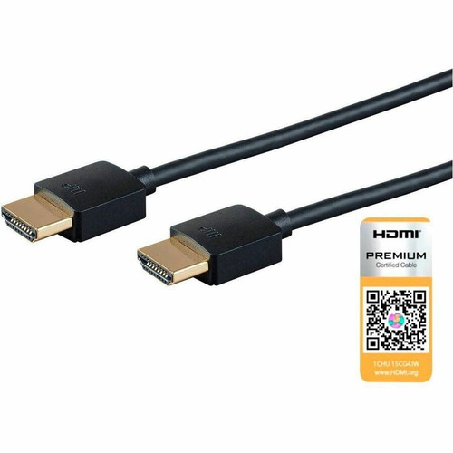 Monoprice Premium HDMI Data Transfer Cable - 3 ft (0.91 m) HDMI Data Transfer Cable - First End: 1 x HDMI Digital Audio/Video - 18 - x (24184)