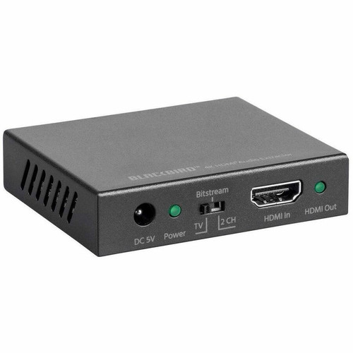 Monoprice Blackbird 4K60 HDMI Audio Extractor - 18Gbps, HDCP 2.2, YCbCr 4:4:4 - Functions: Audio Extraction - 2160p, 1080p - 3840 x - (24278)