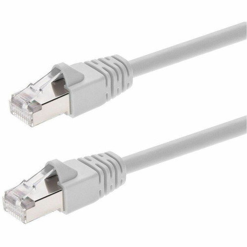 Monoprice Patch STP Category 6a Network Cable - 7 ft (2.13 m) Category 6a Network Cable for Network Device, Server - First End: 1 x - (Fleet Network)