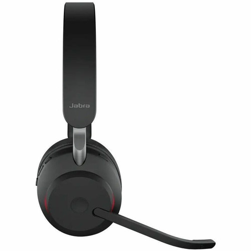 Jabra Evolve2 65 Headset - Mono - Wireless - Bluetooth - 98.4 ft (30 m) - On-ear, Over-the-head - Monaural - Circumaural - Noise - (Fleet Network)