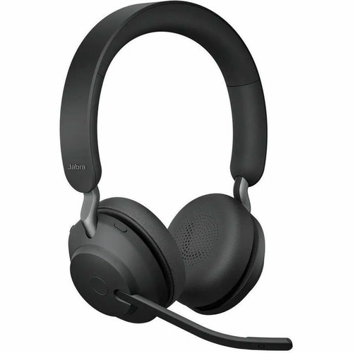 Jabra Evolve2 65 Headset - Mono - Wireless - Bluetooth - 98.4 ft (30 m) - On-ear, Over-the-head - Monaural - Circumaural - Noise - (26599-889-989-01)