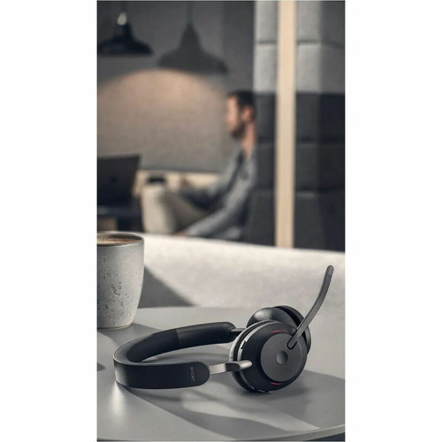 Jabra Evolve2 65 Headset - Stereo - Wireless - Bluetooth - 98.4 ft (30 m) - On-ear, Over-the-head - Binaural - Circumaural - Noise - (26599-989-889-01)