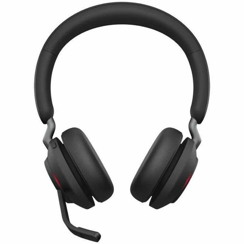 Jabra Evolve2 65 Headset - Microsoft Teams Certification - Stereo - USB Type C - Wireless - Bluetooth - 98.4 ft (30 m) - 20 Hz to 20 - (Fleet Network)