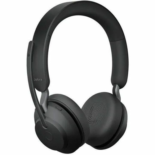Jabra 26599-989-899-01 Evolve2 65 Wireless Stereo Headset - Bluetooth 5.0 - USB Type C - Microsoft Teams & Zoom Certified - 35-Hour Battery - Black