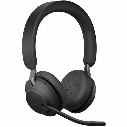 Jabra Evolve2 65 Headset - Microsoft Teams Certification - Stereo - USB Type C - Wireless - Bluetooth - 98.4 ft (30 m) - 20 Hz to 20 - (Fleet Network)