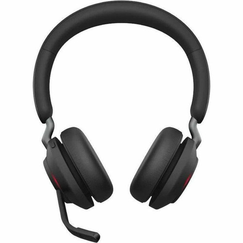 Jabra Evolve2 65 Headset - Stereo - Wireless - Bluetooth - 98.4 ft (30 m) - On-ear, Over-the-head - Binaural - Circumaural - Noise - (Fleet Network)