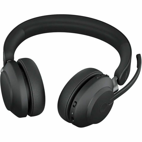Jabra 26599-999-899-01 Evolve2 65 Wireless Stereo Headset - Bluetooth 5.0 - 98.4 ft Range - Microsoft Teams & Zoom Certified - Black ( )
