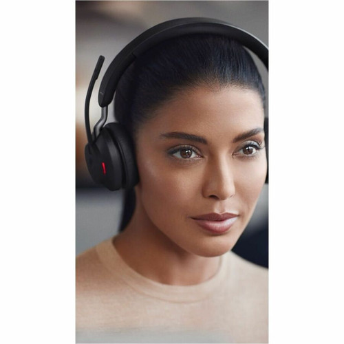 Jabra 26599-999-989-01 Evolve2 65 Wireless Stereo Headset - Bluetooth - Microsoft Teams & Zoom Certified - On-ear - Over-the-head - Black