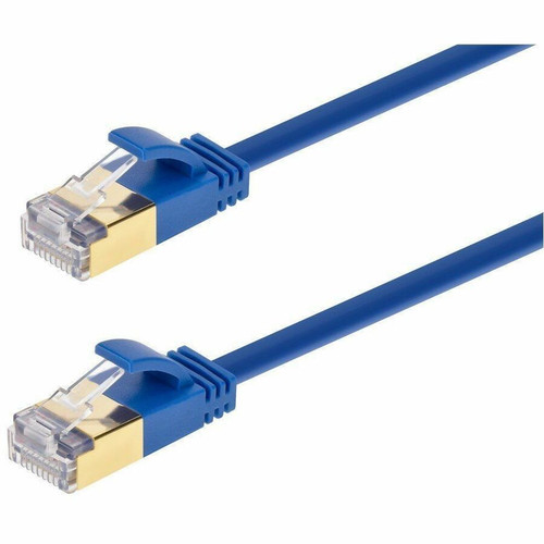 Monoprice SlimRun Patch Category 6a Network Cable - 7 ft (2.13 m) Category 6a Network Cable for Network Device, Server - First End: 1 (Fleet Network)