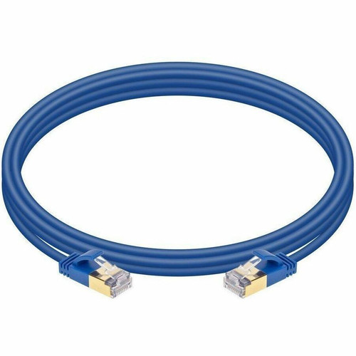 Monoprice SlimRun Patch Category 6a Network Cable - 7 ft (2.13 m) Category 6a Network Cable for Network Device, Server - First End: 1 (27492)