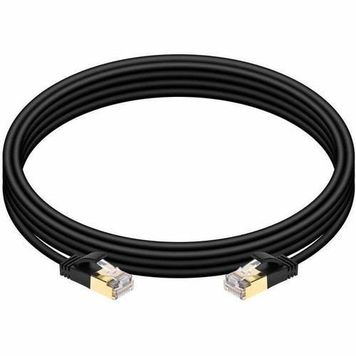 Monoprice SlimRun Patch Category 6a Network Cable - 10 ft (3.05 m) Category 6a Network Cable for Network Device, Server - First End: 1 (27502)
