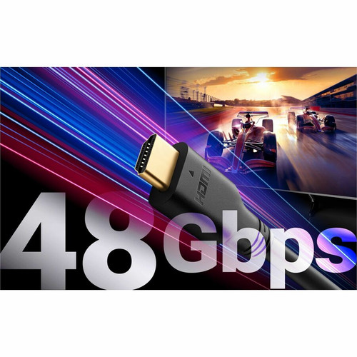ATEN 1.8 m Ultra High Speed HDMI Cable - 5.9 ft (1.80 m) HDMI A/V Cable for TV, HDTV, Monitor, Projector, Video Wall, PC, Notebook, TV (2L-7D02H21)