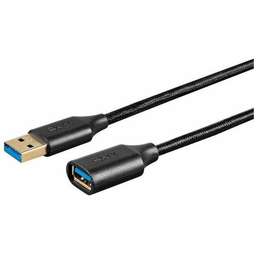 Monoprice USB 3.0 USB-A Male to USB-A Female Premium Extension Cable 6ft - 6 ft (1.83 m) USB-A Data Transfer Cable - First End: 1 x A (30715)