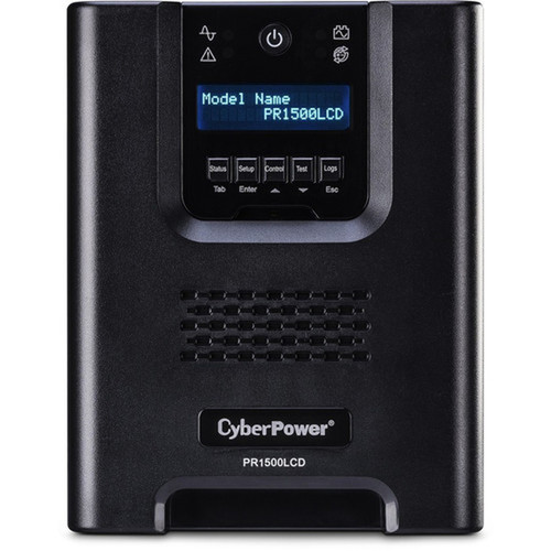 CyberPower_Smart_App_Sinewave_PR1500LCD_1500VA_Mini-Tower_UPS_-_Mini-tower_-_AVR_-_8_Hour_Recharge_-_470_Minute_Stand-by_-_120_V_AC_-_PR1500LCDN